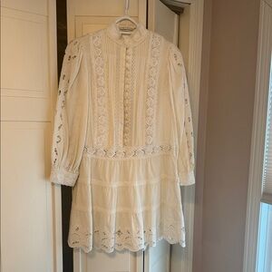 Elegant Cream Lace Dress